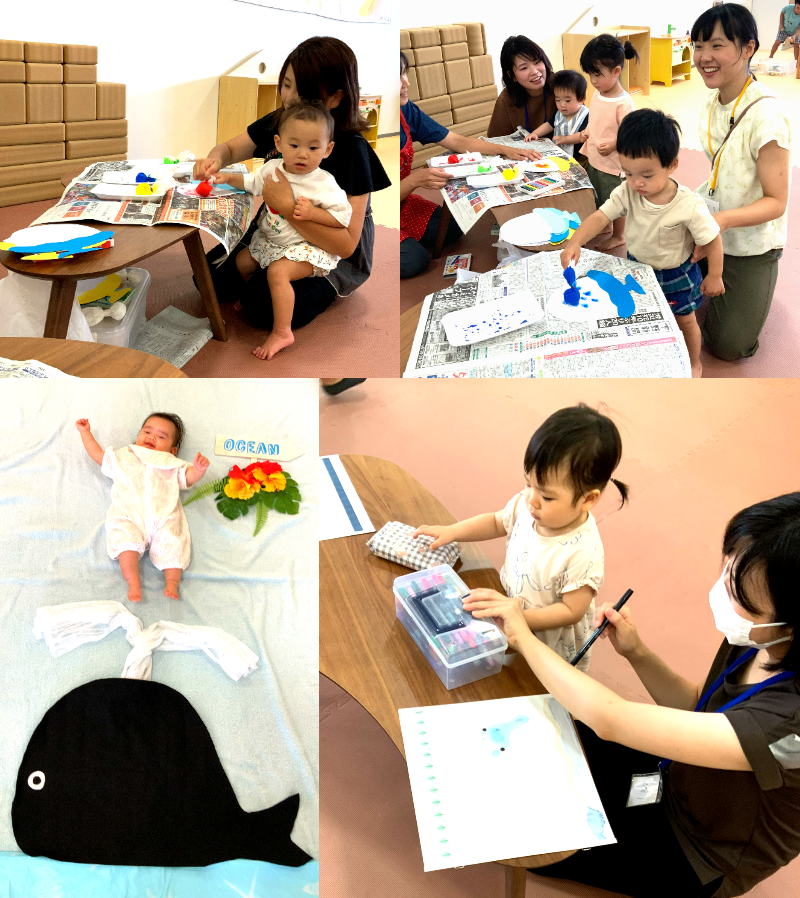 子育てコミュニティ広場イベントの様子(2025.8月)