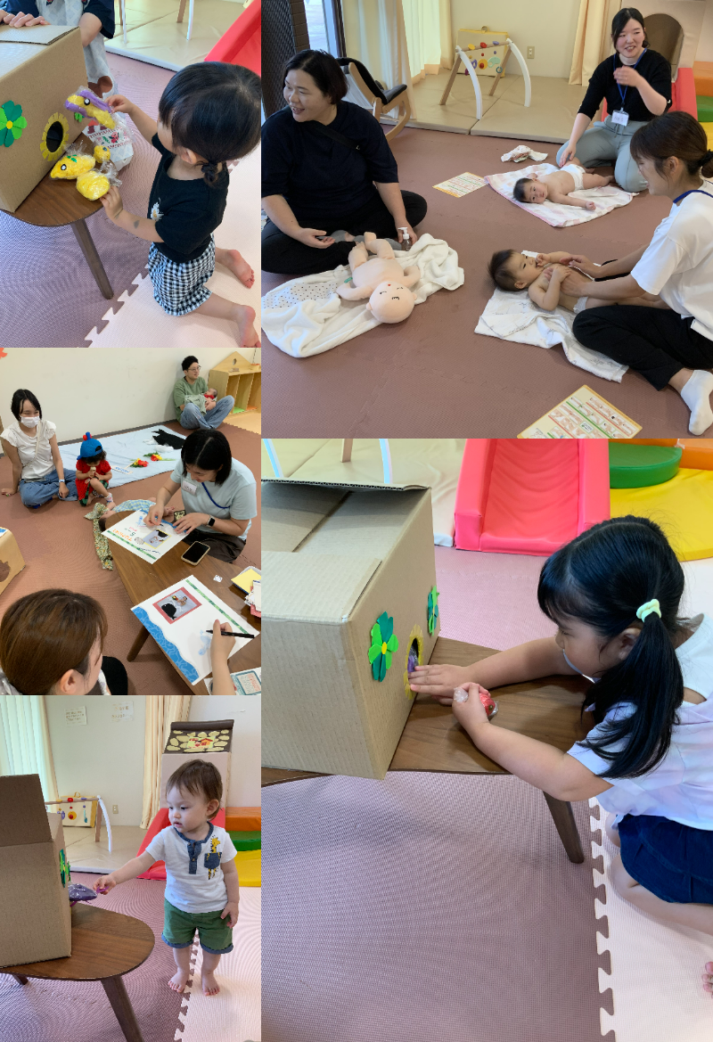 子育てコミュニティ広場イベントの様子