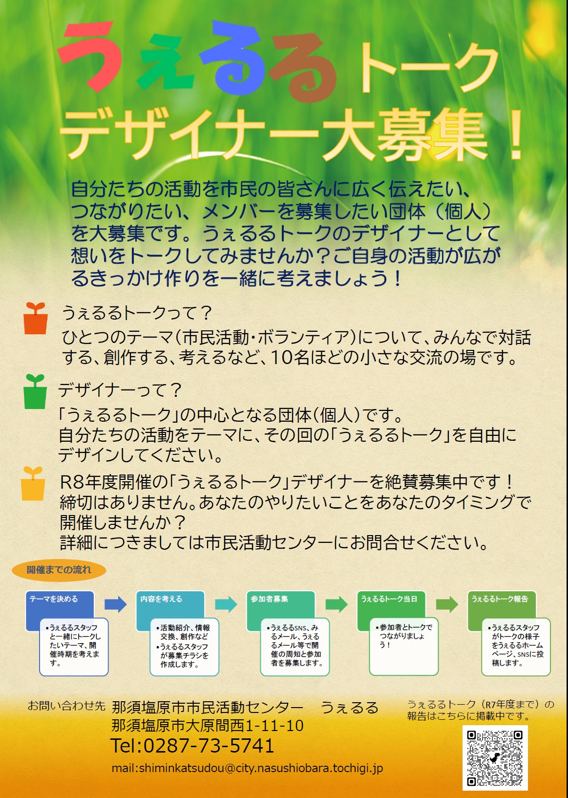 うぇるるトークデザイナー募集