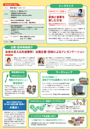 大会チラシ裏面