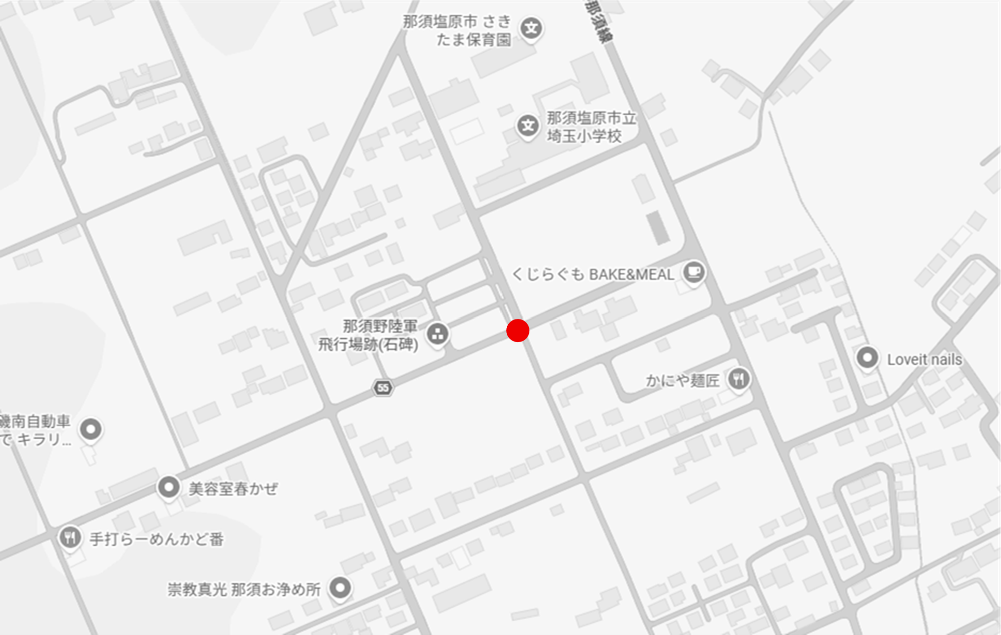 埼玉小グラウンド脇交差点