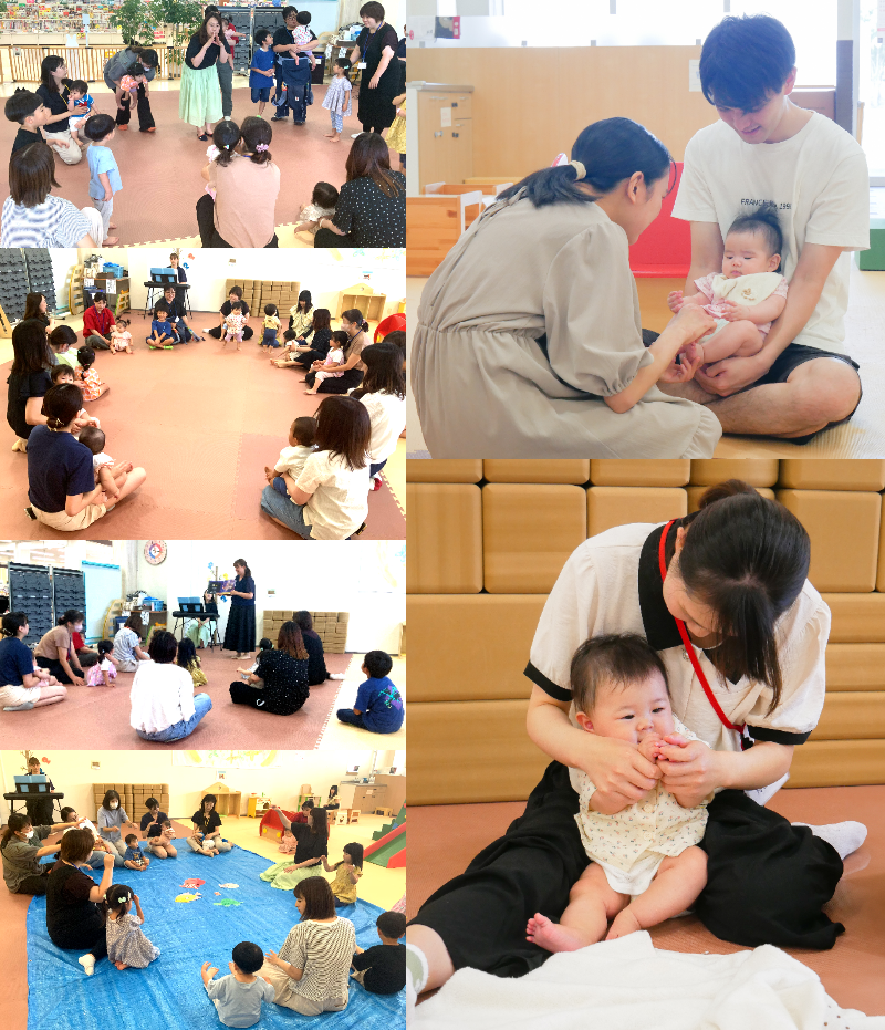 子育てコミュニティ広場イベントの様子(2025.7月)