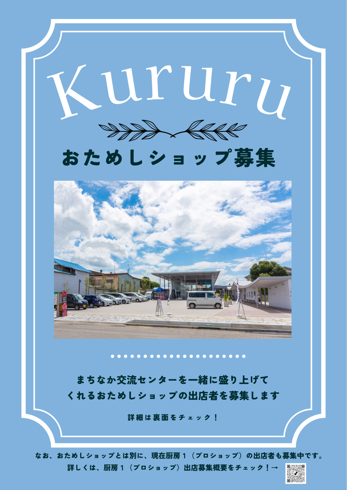 おためしショップチラシ