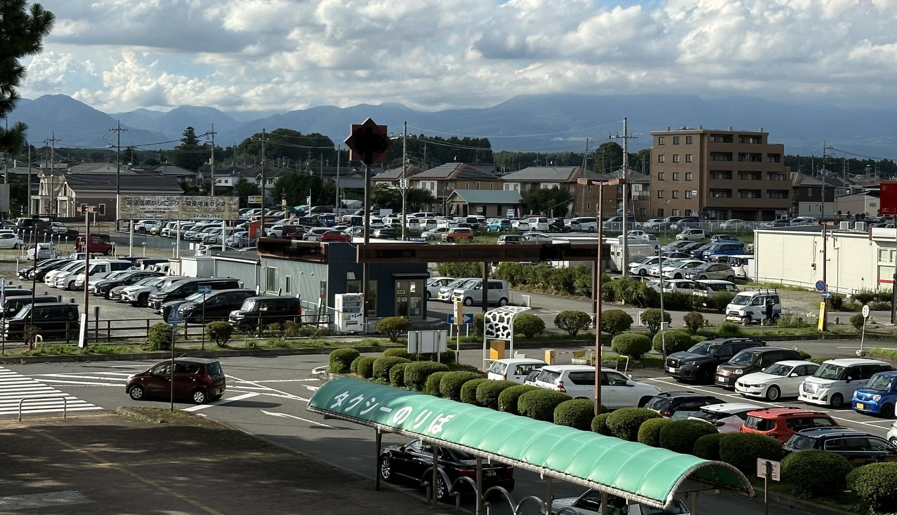 那須塩原駅からの景色