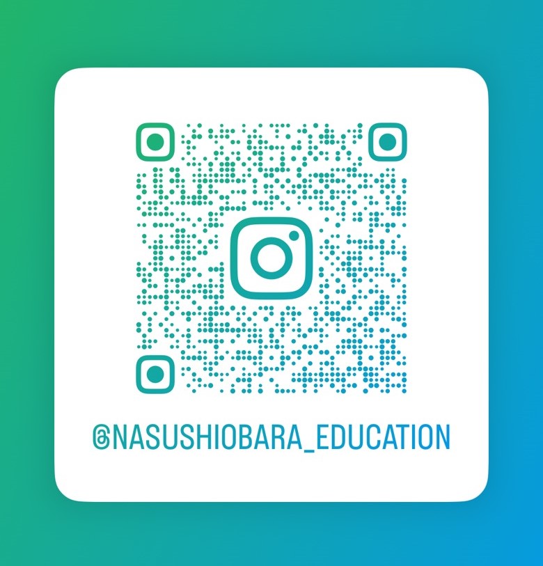 那須塩原市教育委員会公式インスタグラムのQRコード