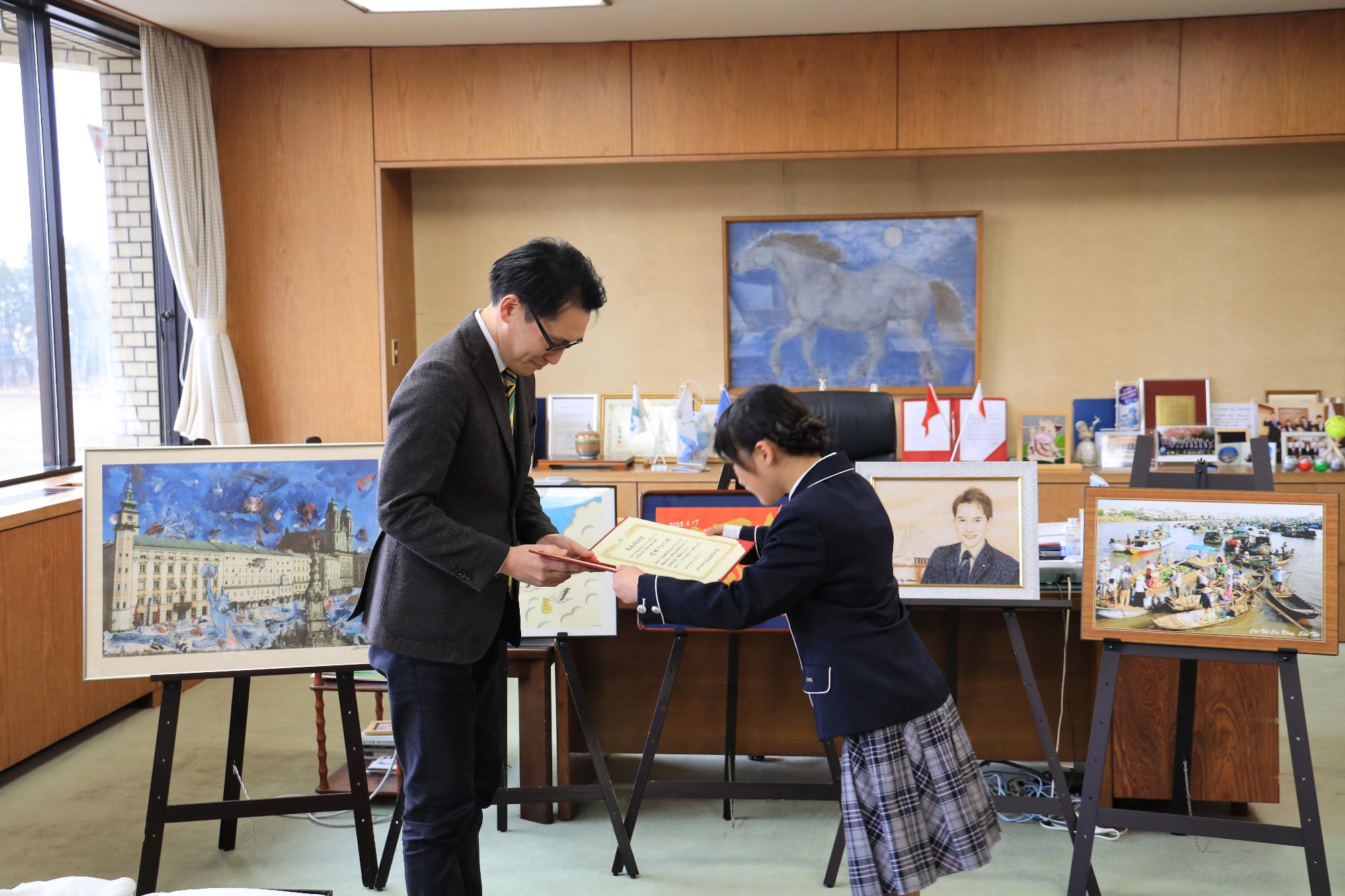 市長特別賞前野ちえりさん