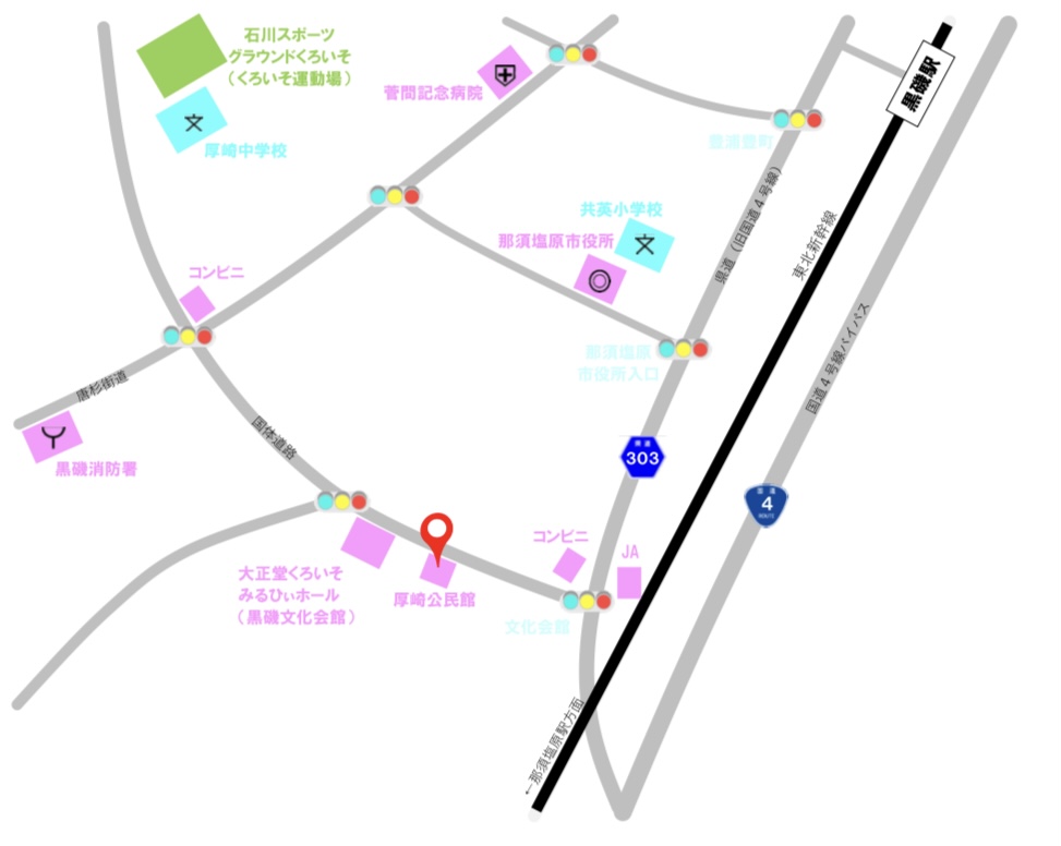 厚崎公民館案内地図