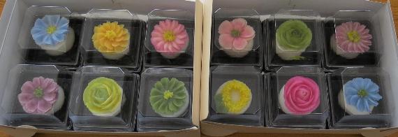 小さな花が可憐な和菓子「花おはぎ」です