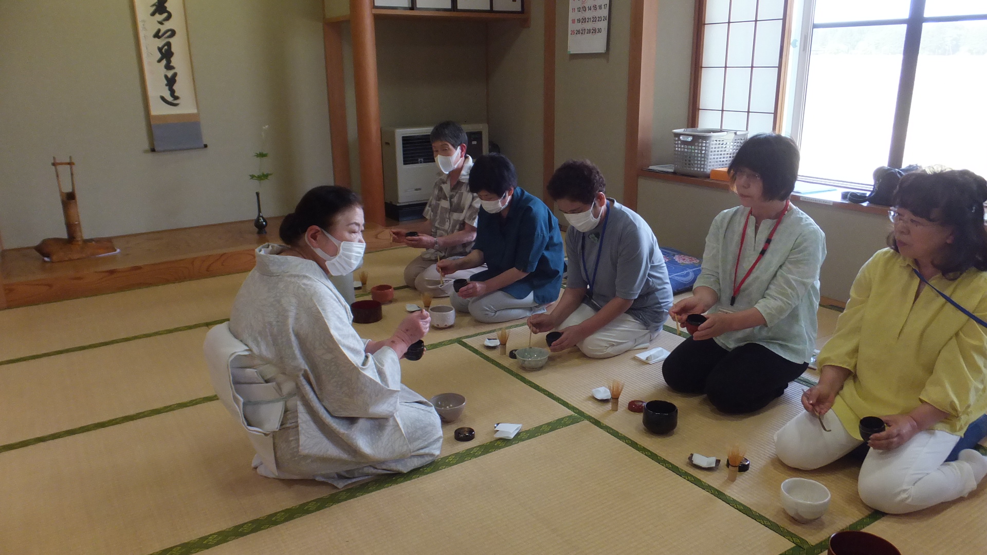 茶道体験お茶点て