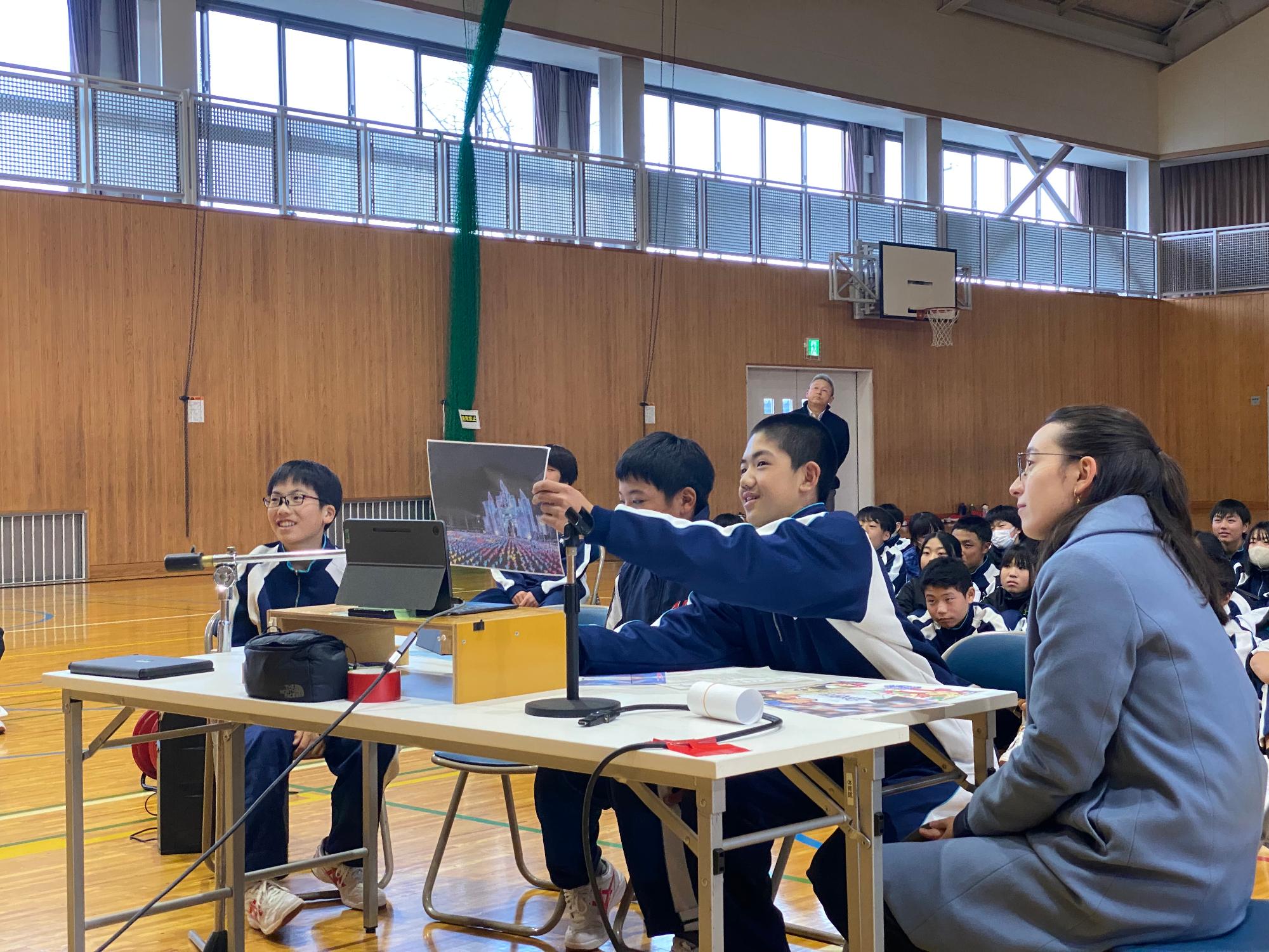 交流の様子その一