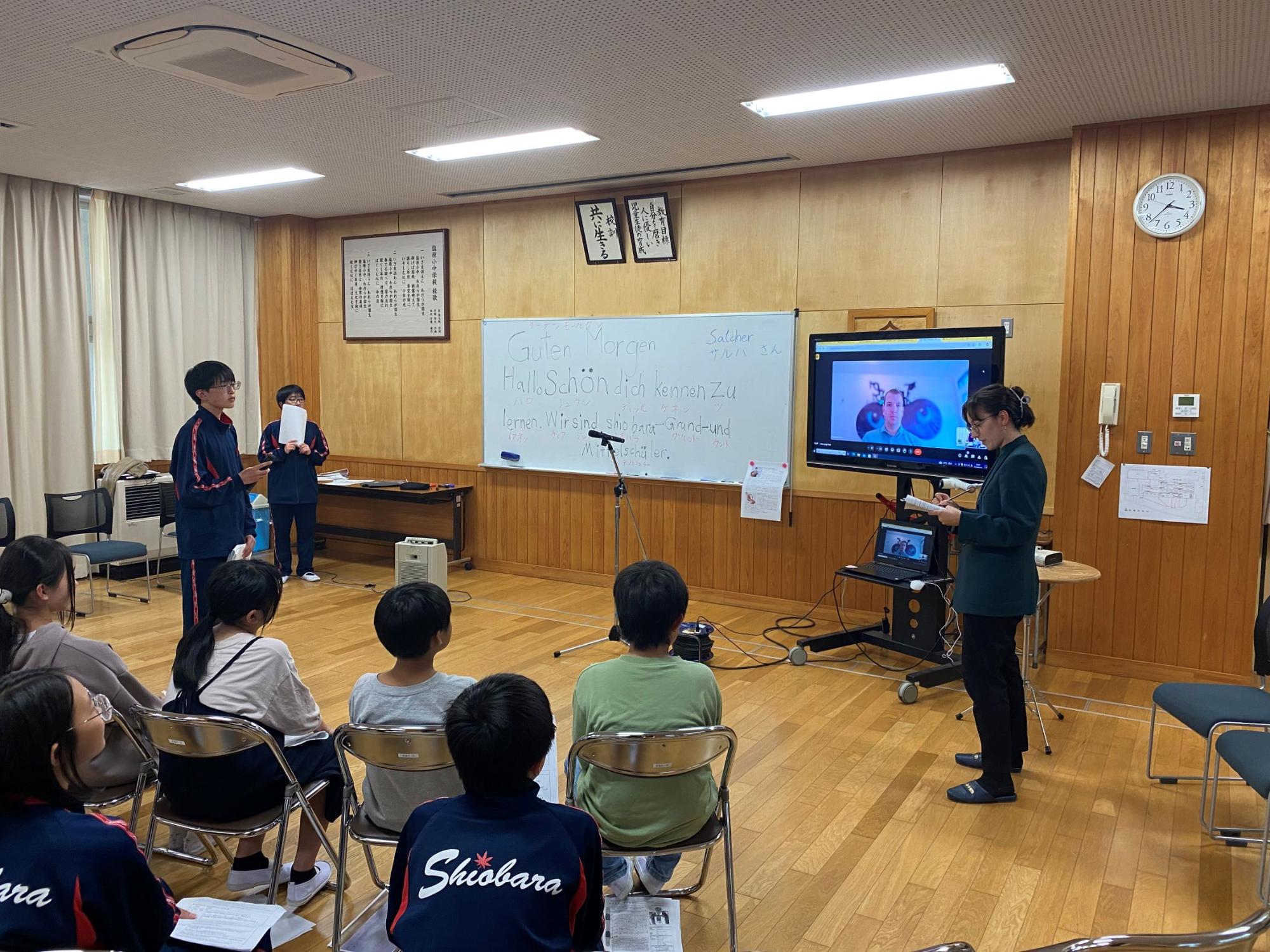 交流の様子その一