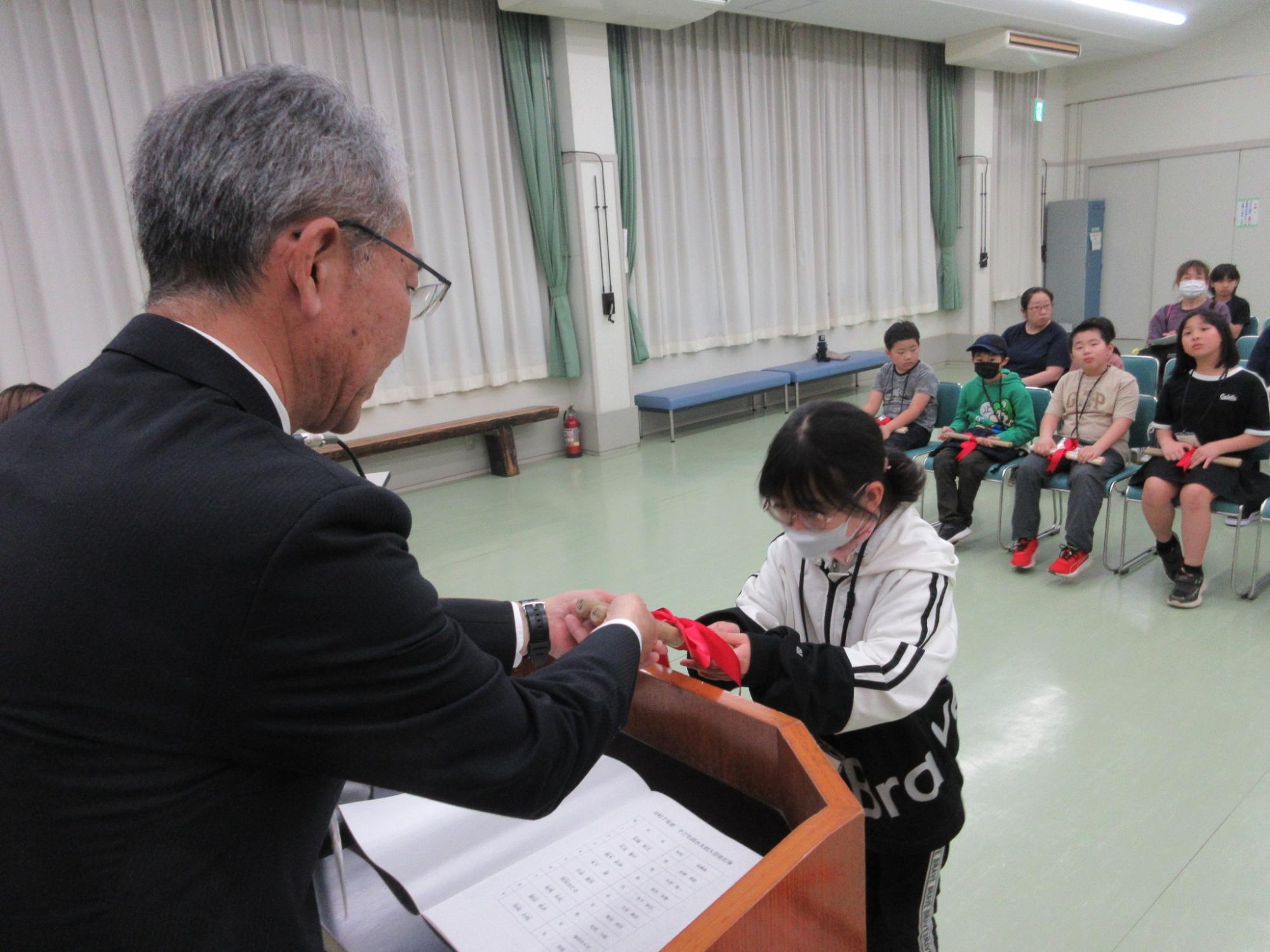 令和7年度入団式の様子