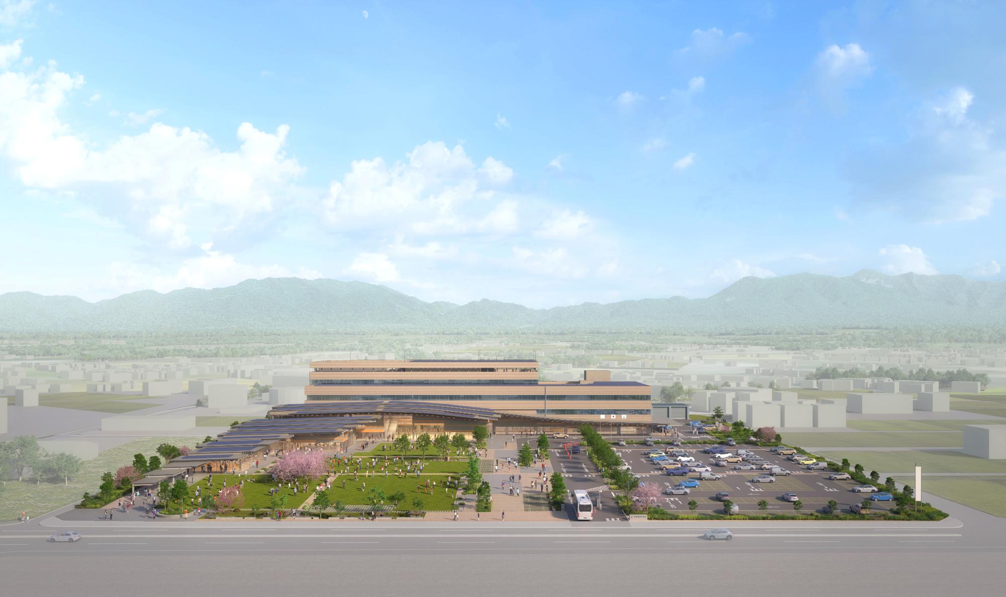 新庁舎_外観_実施設計