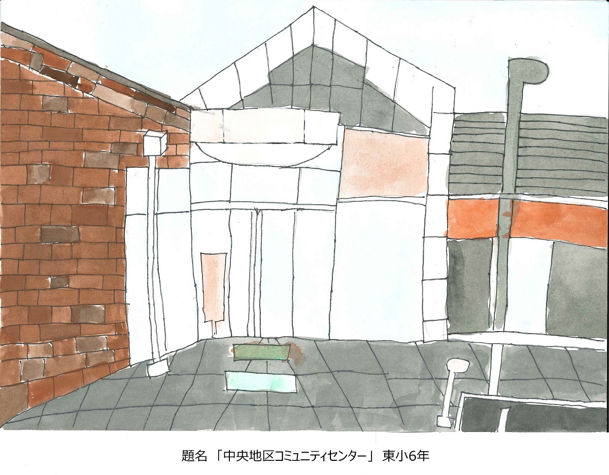 東小6年題名中央地区コミュニティーセンター
