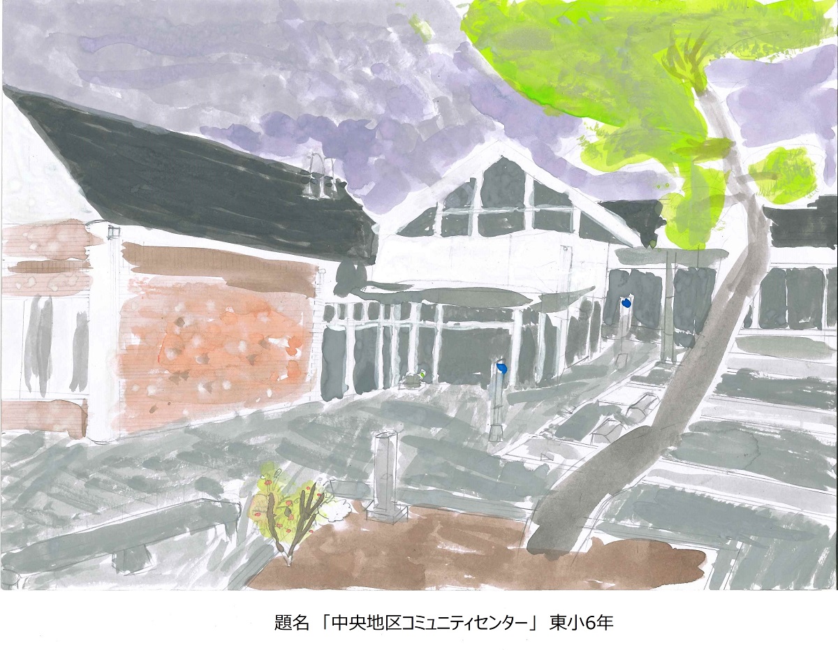東小6年題名中央地区コミュニティーセンター