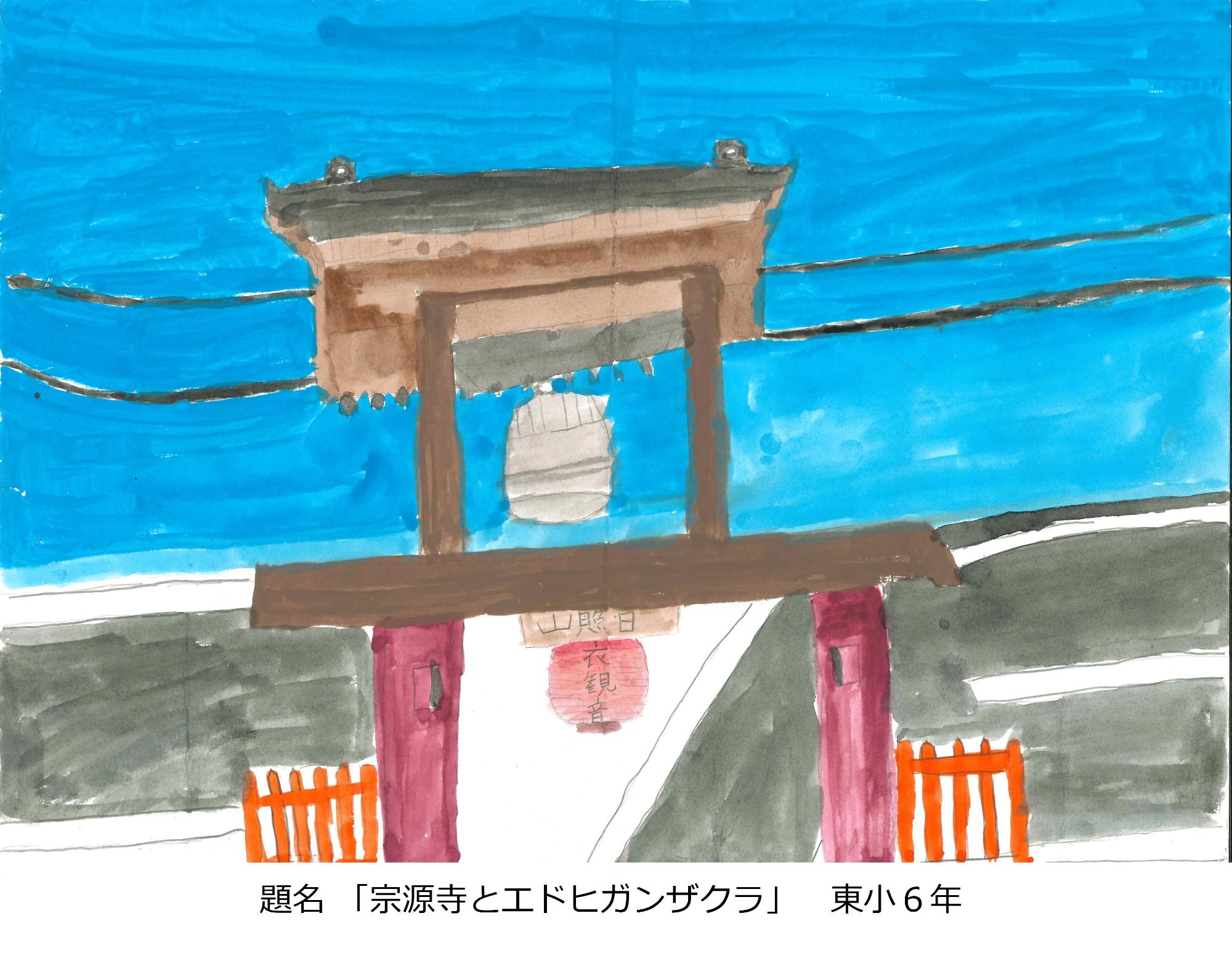 宗源寺とエドヒガンザクラ